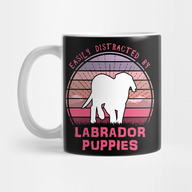 Easily Distracted By Labrador Puppies by Nerd_art